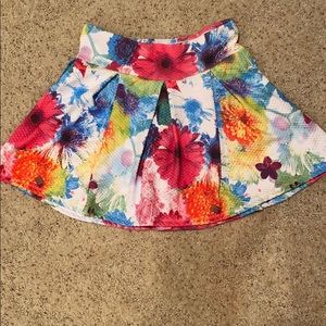 Rare Justice Skort colorful floral